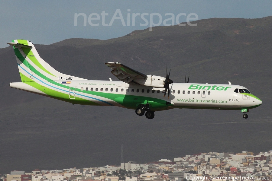 Binter Canarias ATR 72-500 (EC-LAD) | Photo 73889