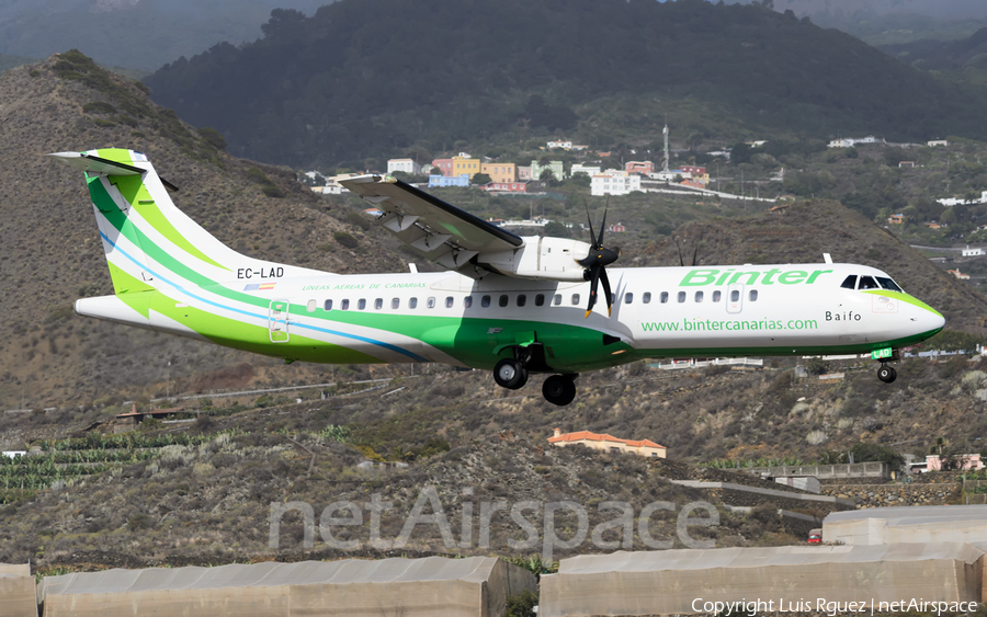 Binter Canarias ATR 72-500 (EC-LAD) | Photo 396407