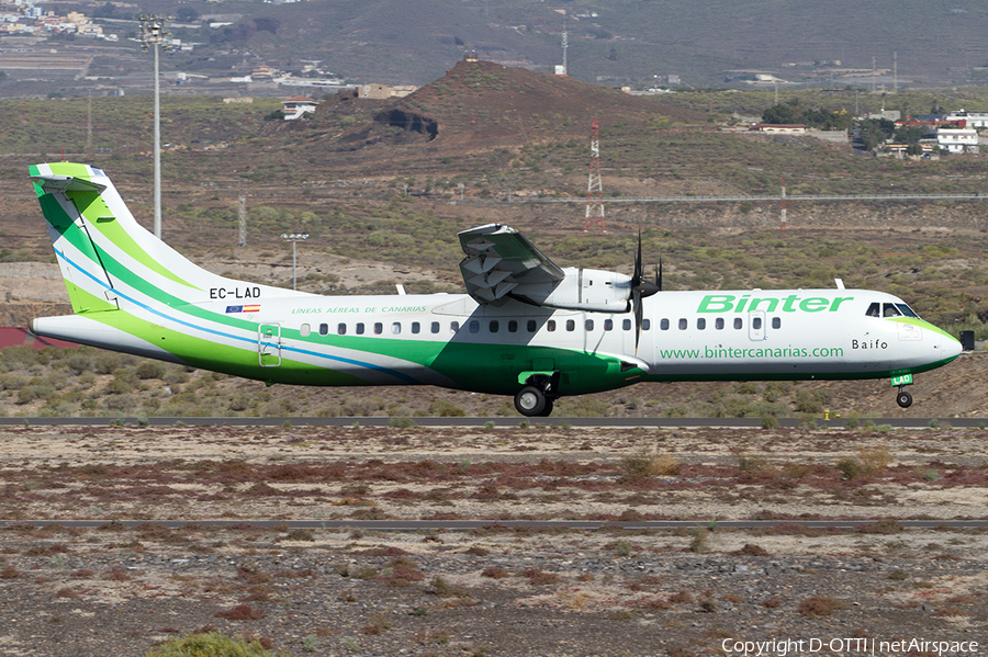Binter Canarias ATR 72-500 (EC-LAD) | Photo 479339