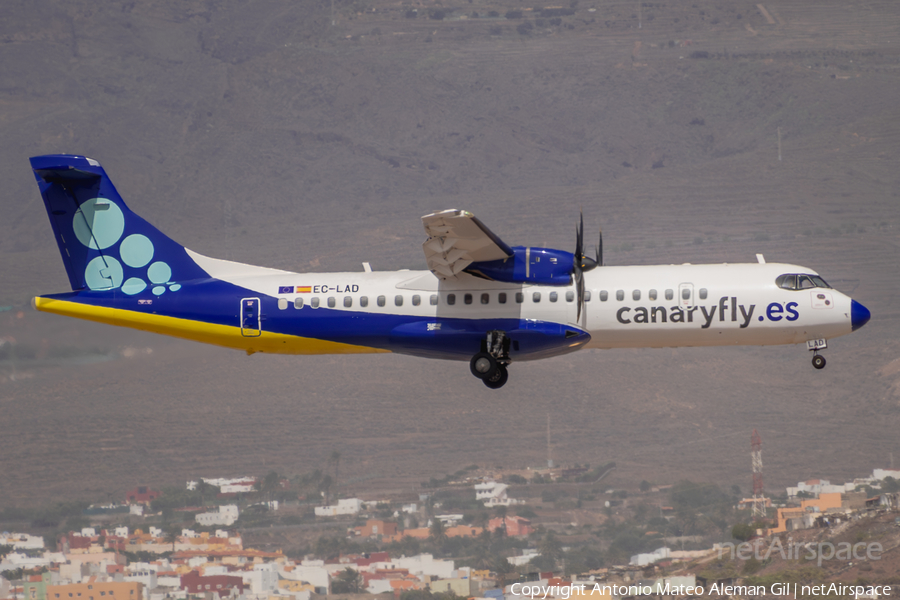 Canaryfly ATR 72-500 (EC-LAD) | Photo 638104
