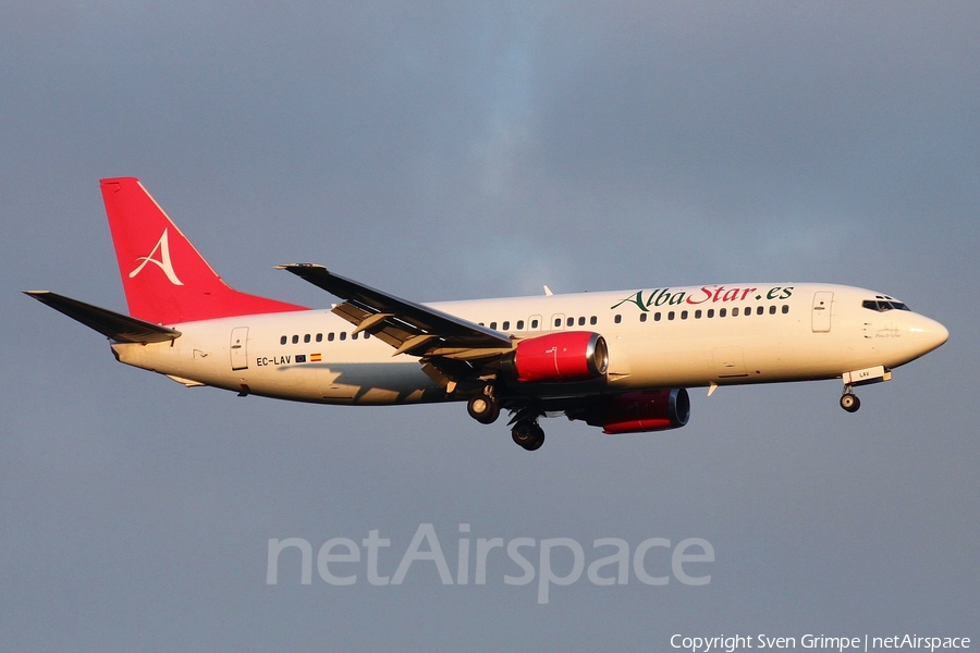 Alba Star Boeing 737-408 (EC-LAV) | Photo 48698