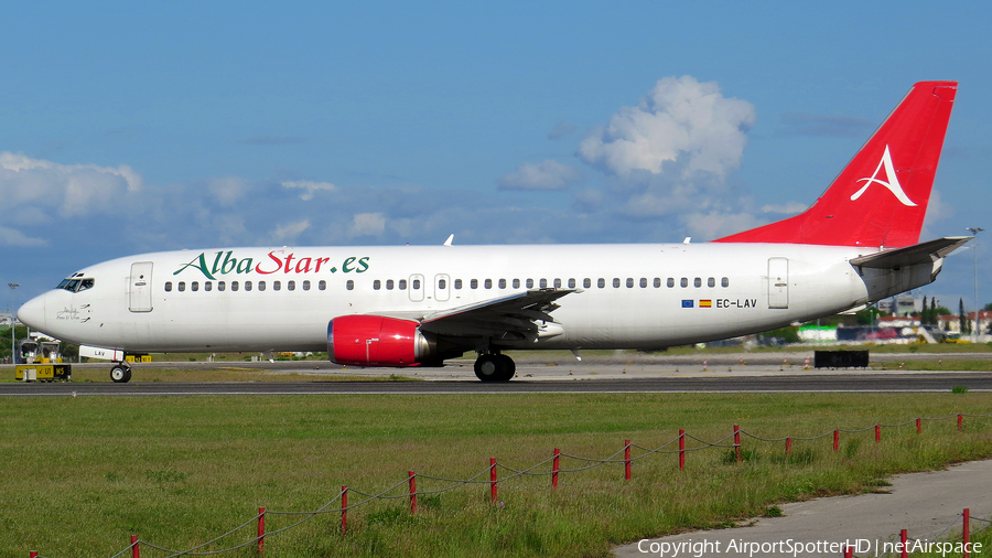 Alba Star Boeing 737-408 (EC-LAV) | Photo 74082