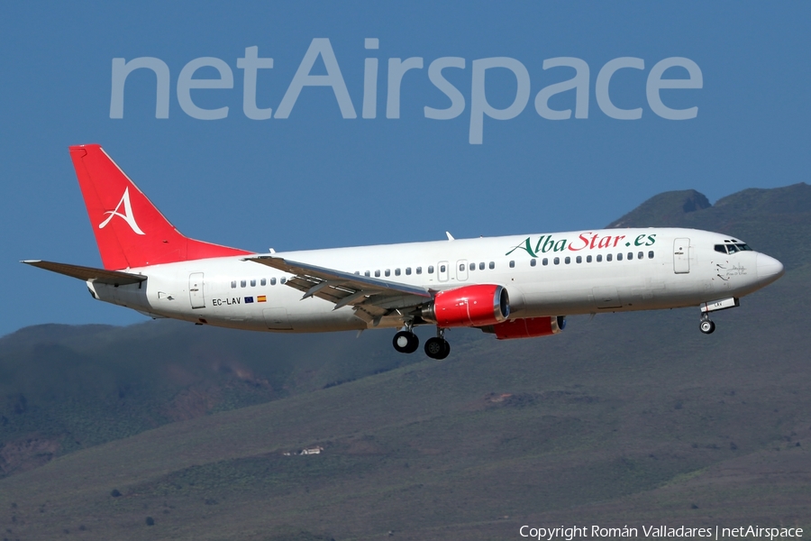 Alba Star Boeing 737-408 (EC-LAV) | Photo 336193