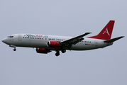 Alba Star Boeing 737-408 (EC-LAV) at  Warsaw - Frederic Chopin International, Poland