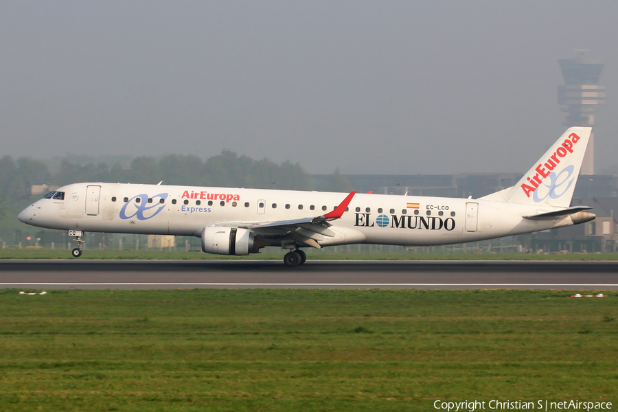 Air Europa Express Embraer ERJ-195LR (ERJ-190-200LR) (EC-LCQ) | Photo 241757