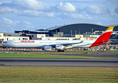 Iberia Airbus A340-642 (EC-LCZ) at  London - Heathrow, United Kingdom