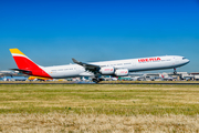 Iberia Airbus A340-642 (EC-LCZ) at  Madrid - Barajas, Spain