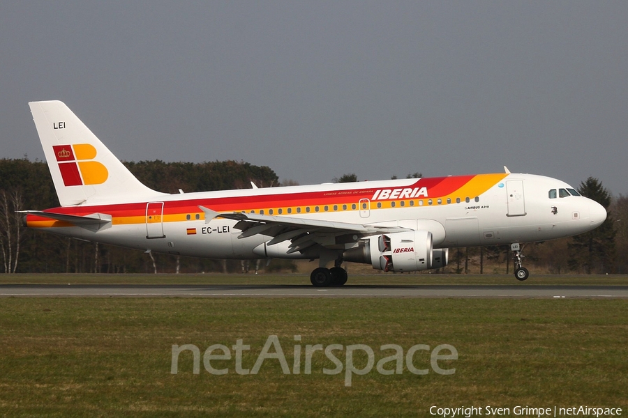 Iberia Airbus A319-111 (EC-LEI) | Photo 73147