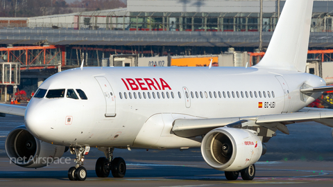 Iberia Airbus A319-111 (EC-LEI) at  Hamburg - Fuhlsbuettel (Helmut Schmidt), Germany