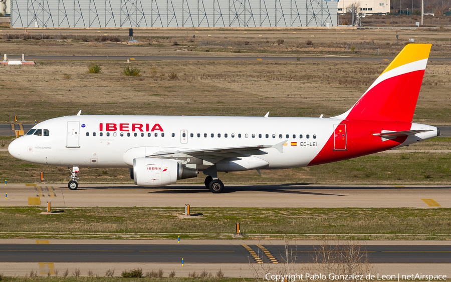 Iberia Airbus A319-111 (EC-LEI) | Photo 339092