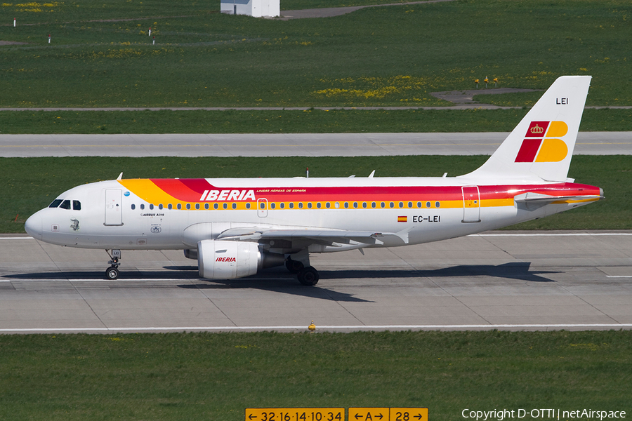 Iberia Airbus A319-111 (EC-LEI) | Photo 355263