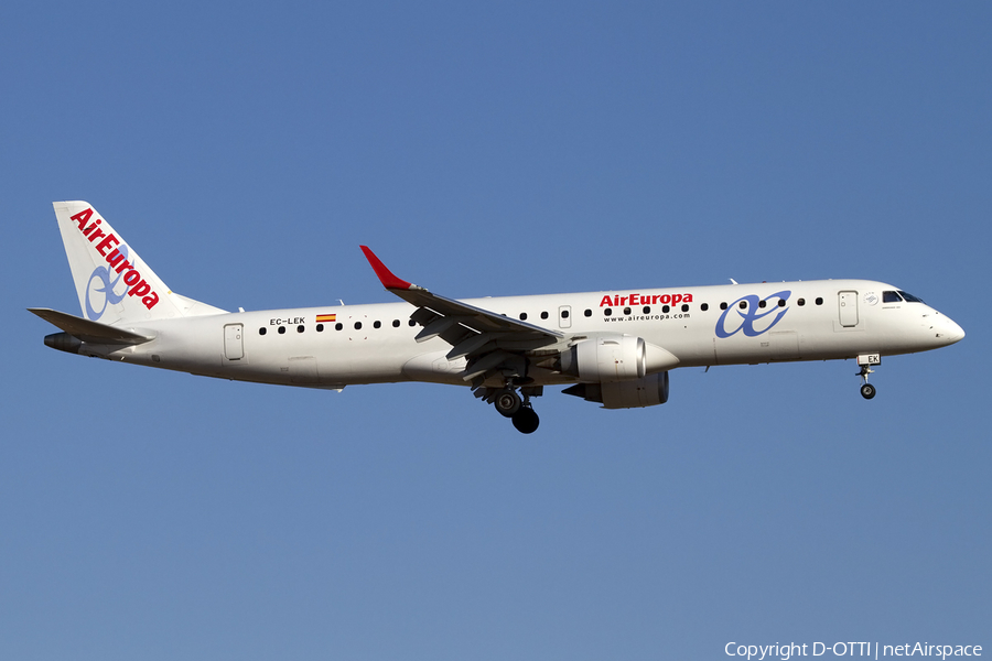 Air Europa Embraer ERJ-195LR (ERJ-190-200LR) (EC-LEK) | Photo 414670