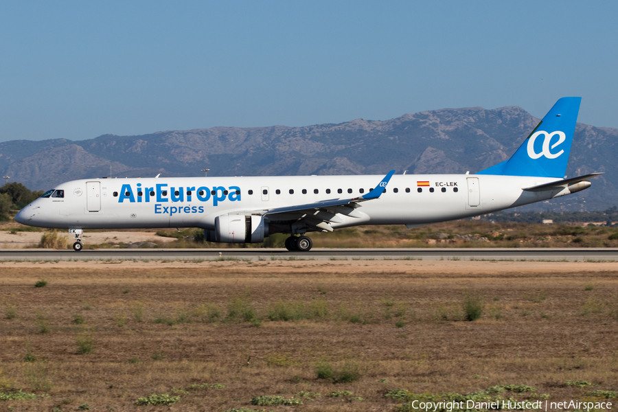 Air Europa Express Embraer ERJ-195LR (ERJ-190-200LR) (EC-LEK) | Photo 473748