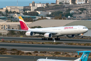 Iberia Airbus A340-642X (EC-LEU) at  Gran Canaria, Spain