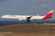 Iberia Airbus A340-642X (EC-LEV) at  Gran Canaria, Spain