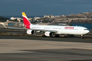 Iberia Airbus A340-642X (EC-LEV) at  Gran Canaria, Spain