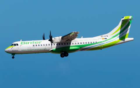 Binter Canarias (Naysa) ATR 72-500 (EC-LFA) at  Gran Canaria, Spain