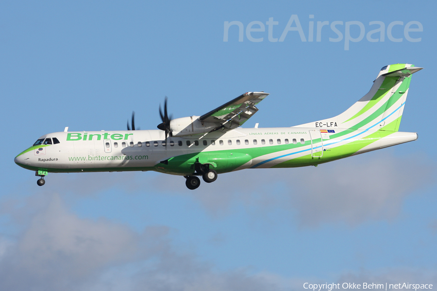 Binter Canarias (Naysa) ATR 72-500 (EC-LFA) | Photo 72072