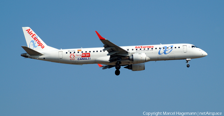 Air Europa Embraer ERJ-195LR (ERJ-190-200LR) (EC-LFZ) | Photo 104423