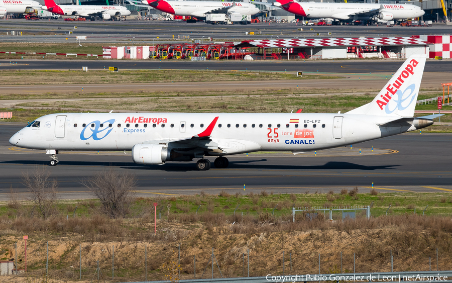 Air Europa Express Embraer ERJ-195LR (ERJ-190-200LR) (EC-LFZ) | Photo 340625