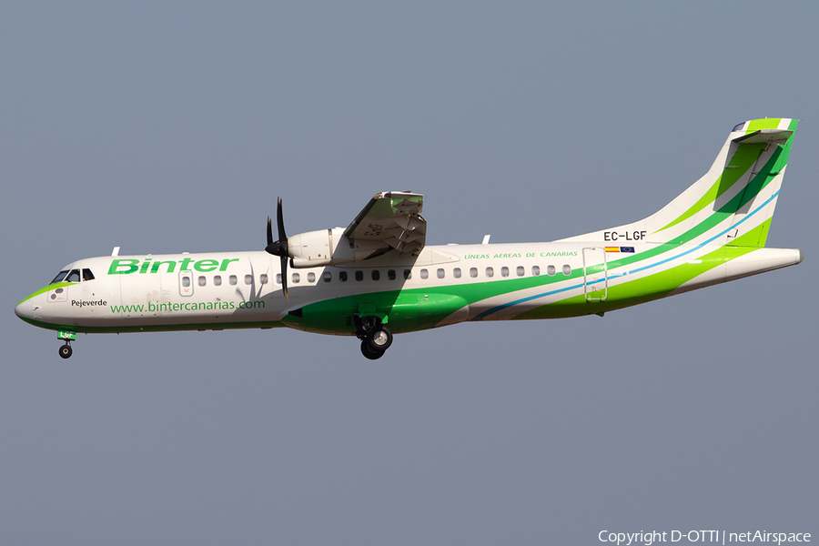 Binter Canarias (Naysa) ATR 72-500 (EC-LGF) | Photo 259176