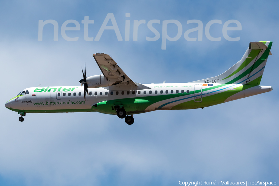 Binter Canarias (Naysa) ATR 72-500 (EC-LGF) | Photo 340886