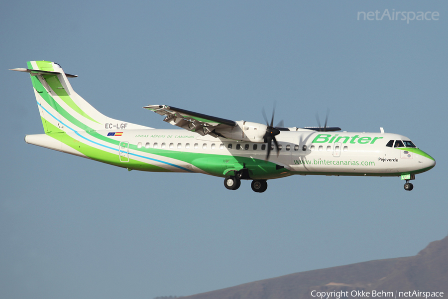 Binter Canarias (Naysa) ATR 72-500 (EC-LGF) | Photo 52327