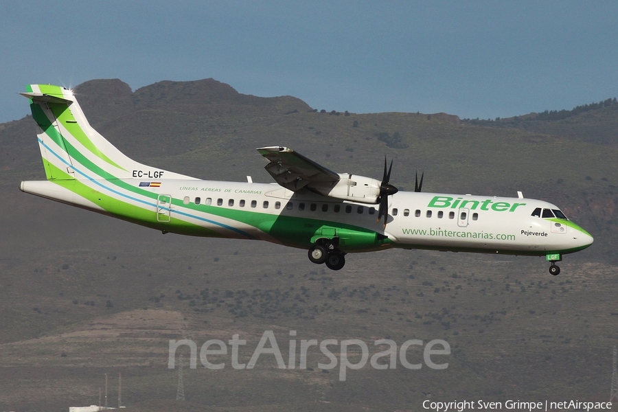 Binter Canarias (Naysa) ATR 72-500 (EC-LGF) | Photo 74301