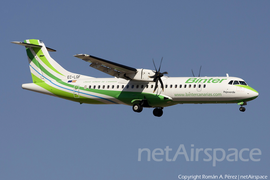 Binter Canarias (Naysa) ATR 72-500 (EC-LGF) | Photo 282319