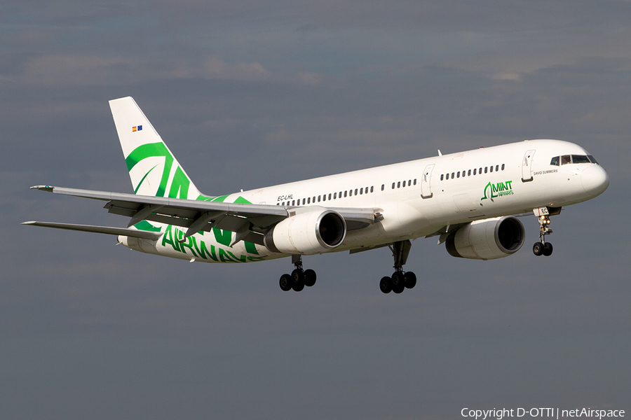 Mint Airways Boeing 757-28A (EC-LHL) | Photo 321427