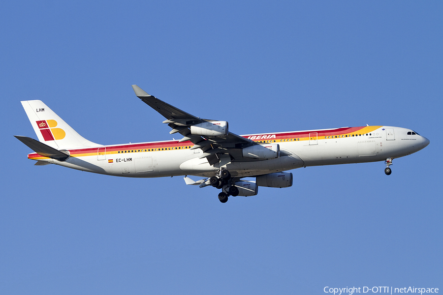 Iberia Airbus A340-313X (EC-LHM) | Photo 370961