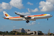 Iberia Airbus A340-313X (EC-LHM) at  Miami - International, United States