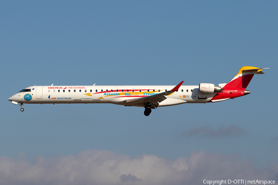 Iberia Regional (Air Nostrum) Bombardier CRJ-1000 (EC-LJS) | Photo 354113