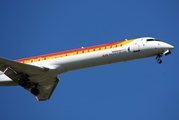 Iberia Regional (Air Nostrum) Bombardier CRJ-1000 (EC-LJX) at  Pisa - Galileo Galilei, Italy
