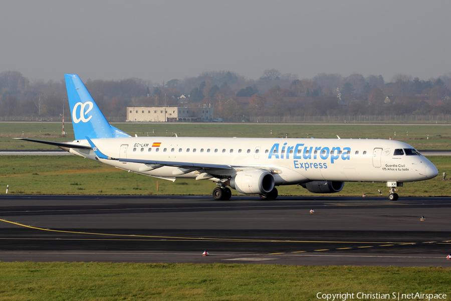 Air Europa Express (Aeronova) Embraer ERJ-195LR (ERJ-190-200LR) (EC-LKM) | Photo 362646