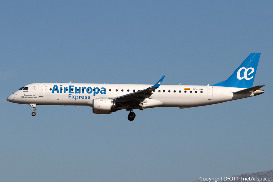 Air Europa Express (Aeronova) Embraer ERJ-195LR (ERJ-190-200LR) (EC-LKM) | Photo 353729