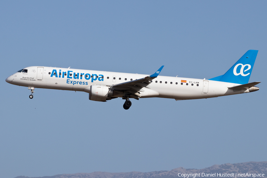 Air Europa Express (Aeronova) Embraer ERJ-195LR (ERJ-190-200LR) (EC-LKM) | Photo 536745