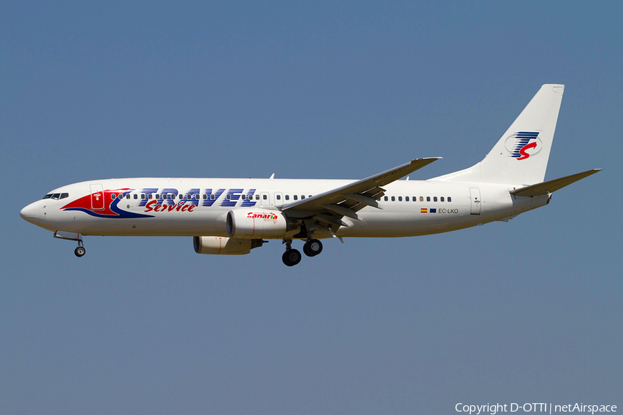 Travel Service Boeing 737-85F (EC-LKO) | Photo 366724