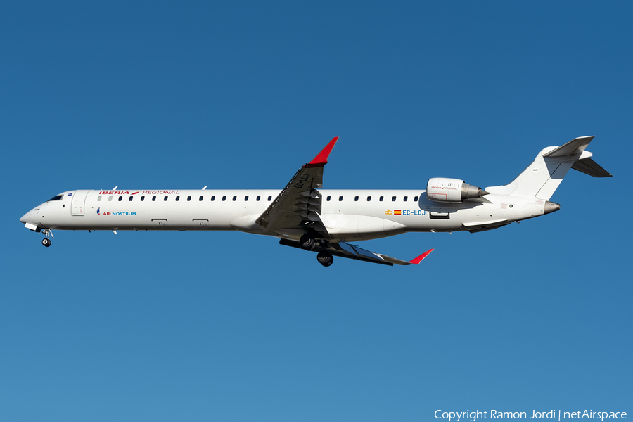 Iberia Regional (Air Nostrum) Bombardier CRJ-1000 (EC-LOJ) | Photo 549097