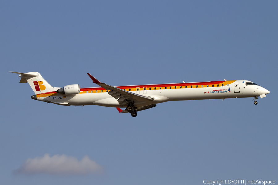 Iberia Regional (Air Nostrum) Bombardier CRJ-1000 (EC-LOJ) | Photo 415495