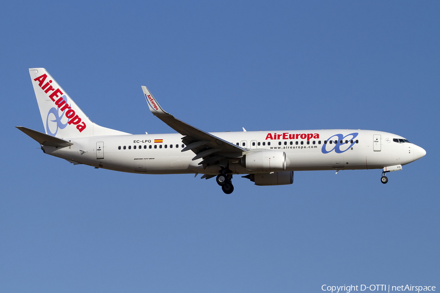 Air Europa Boeing 737-85P (EC-LPQ) | Photo 414270