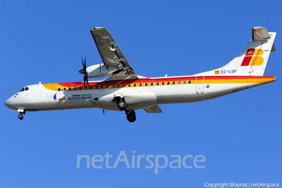 Iberia Regional (Air Nostrum) ATR 72-600 (EC-LQV) | Photo 208270