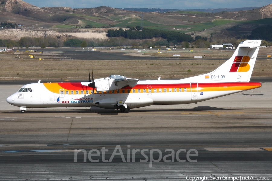 Iberia Regional (Air Nostrum) ATR 72-600 (EC-LQV) | Photo 312591