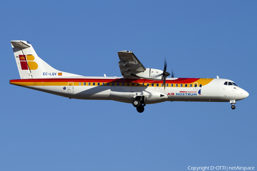 Iberia Regional (Air Nostrum) ATR 72-600 (EC-LQV) | Photo 414677