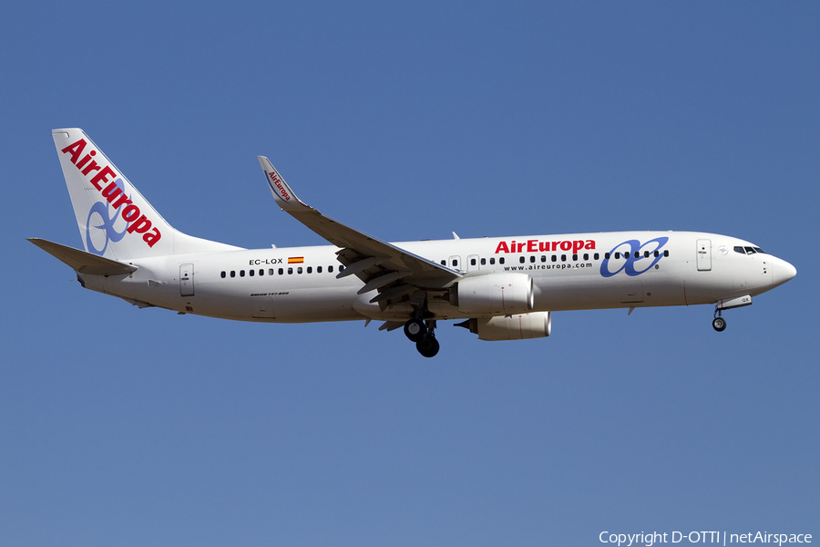 Air Europa Boeing 737-85P (EC-LQX) | Photo 414653