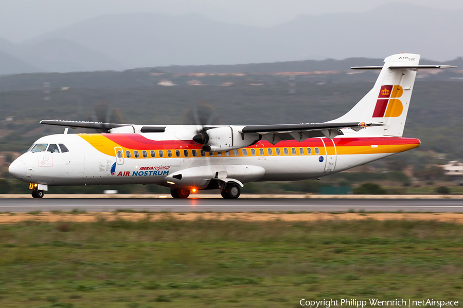 Iberia Regional (Air Nostrum) ATR 72-600 (EC-LRH) | Photo 289461