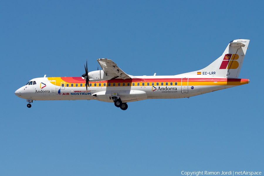 Iberia Regional (Air Nostrum) ATR 72-600 (EC-LRR) | Photo 510903