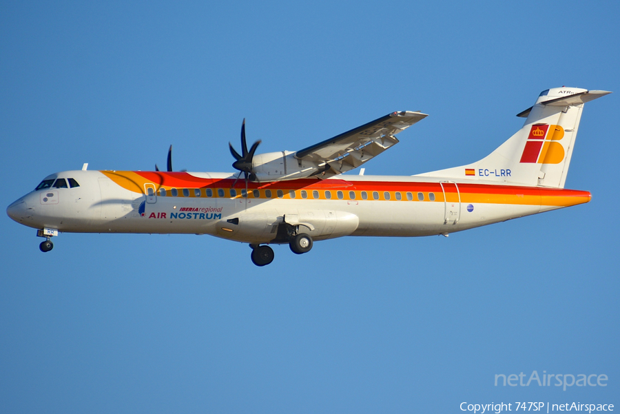 Iberia Regional (Air Nostrum) ATR 72-600 (EC-LRR) | Photo 119182