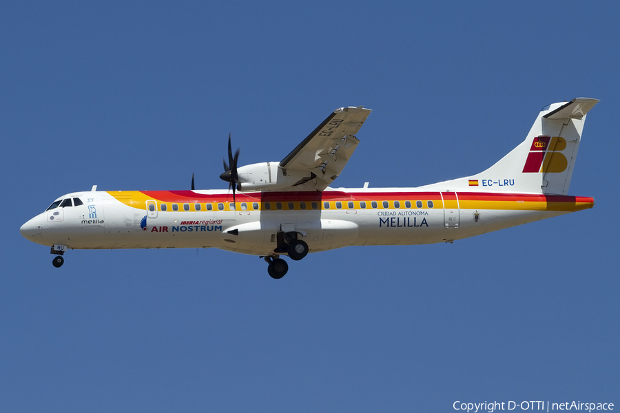 Iberia Regional (Air Nostrum) ATR 72-600 (EC-LRU) | Photo 414974