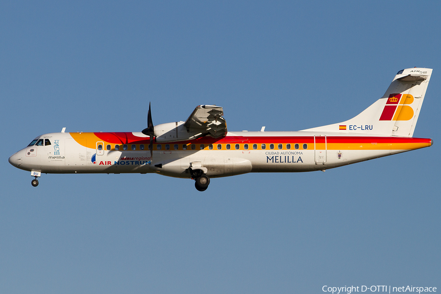 Iberia Regional (Air Nostrum) ATR 72-600 (EC-LRU) | Photo 518953
